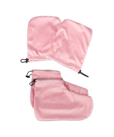 Gatuida 2paires Cire Accessoires de Paraffine pour Bain Chaud Couvre Couvre-mains pour Soins de Paraffine