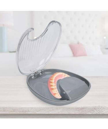 Buy Orthodontic Retainer Case | Portable Waterproof Mouthpiece Box for Travel | Gray | Ideal for Men & Women - Buy Online on GoSupps.com