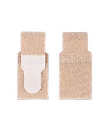 Wudaizhi Broken Toe Wraps 2pcs Fabric Toe Splint Toe Pads Bandages Finger Protector Straightener Separator