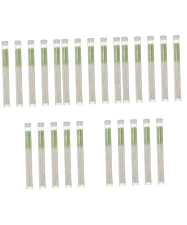 Hemoton 25 Sets 300pcs Ear Piercing Cleaning Line Ear Cleaning Tool Multipurpose Tool Ear Cleaner Ear Piercing Floss Ear Hole Floss Piercing Lines Pierced Ear Cleaning Tools Ear Care Tools 12X1.5CMx5pcs Light Greenx5pcs