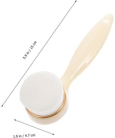 Housoutil Face Brush Handheld Face Scrubbers Manual Facial Brush Handheld Face Wash Brush Silicone Facial Brush Face Wash Brush for Pore Cleansing Silica Gel Miss Washing Device Long Handle - Buy Online on GoSupps.com