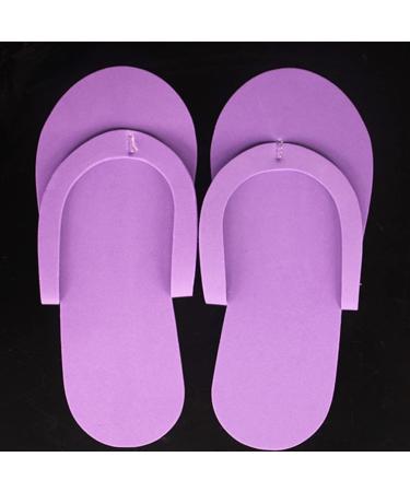 Holibanna EVA Foam Disposable Pedicure Slippers: 12 Pairs Comfortable Disposable Anti- Slip Portable Lightweight Foam Shower SPA Slippers for Beach Hotel Nail Salon - Buy Online on GoSupps.com