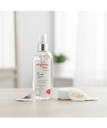 Gerovital H3 Eau micellaire Derma+ Derma+ Dermato-Cosm tique pour le visage et les yeux | Pour peaux sensibles | Lubrification douce r duit les rougeurs test e dermatologiquement 150 ml - Buy Online on GoSupps.com