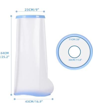 Waterproof Extra Wide Leg Cast Cover for Shower XX-Large - Valleywind - Buy Online on GoSupps.com