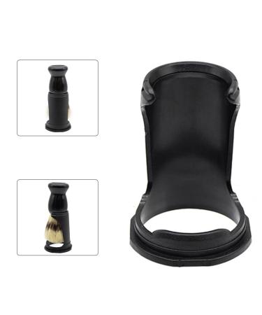 Beard Brush Stand Holder | Plastic Shaving Brush & Razors Tool Holder - Beauty Tools for Wet & Dry Use - Buy Online on GoSupps.com
