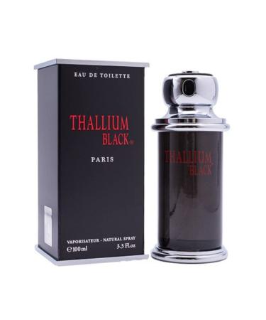 Yves De Sistelle Thallium Black Men's Eau DeToilette Spray 3.3 oz - 100% Authentic - Buy Online on GoSupps.com