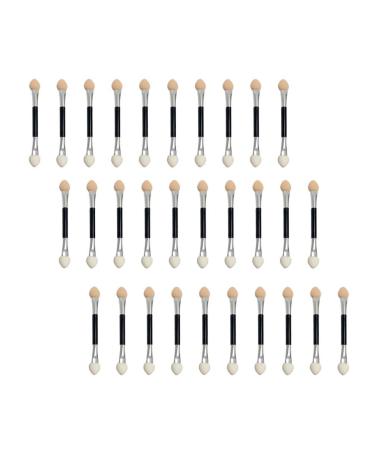 FOMIYES 50pcs Disposable Makeup Face Blush Women Eyeshadow Brush Eye Shadow Brush Foundation H3210 7.5X0.6cm