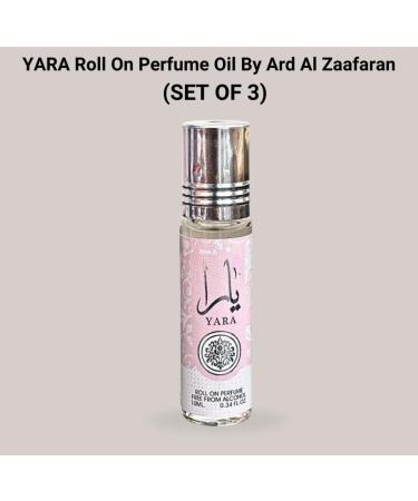 ORIGINAL YARA Roll On Perfume Oil CPO - 10ML (0.34 OZ) Ardof Perfumes Tavel Size Perfume Oils Perfume Oils for Men & Women. (3 pack) - Buy Online on GoSupps.com