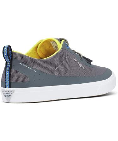 Columbia Men's Dorado CVO PFG Boat Shoe 10 - Ti Grey Steel/Electron Yellow - Buy Online on GoSupps.com