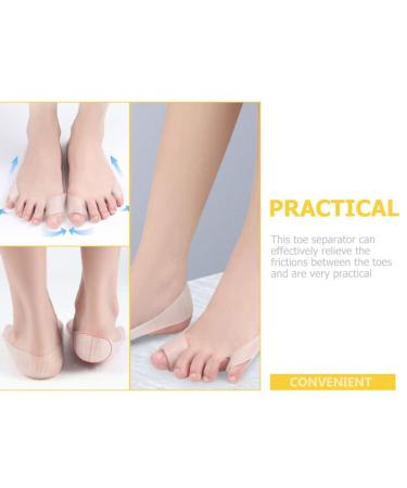 Beavorty Bunion Corrector Set - 4pcs Toe Separators & Protectors for Hallux Valgus, Hammer Toe, and Big Toe Joint - Transparent Thumb Splint Included - Buy Online on GoSupps.com