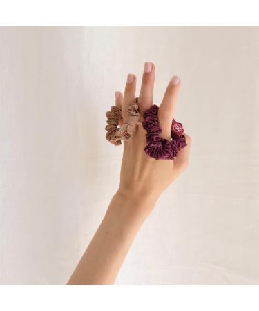 Invisibobble Slim Lila Gold - 2x Pleated Fill Hair Tie for Women | Strong Hold Hair-Friendly Scrunchie | Designed in Munich - Buy Online on GoSupps.com