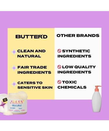 Butter d Bodycare Helly Jelly - Multipurpose Non-Petroleum Body Jelly & Skin Protectant with Castor Oil for Adults & Babies - 4 oz Hydrating Moisturizer - Buy Online on GoSupps.com