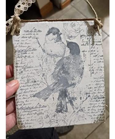 Love Birds on Flowers Clear Stamp Set for Card Making and Scrapbooking - Style1 - Buy Online on GoSupps.com