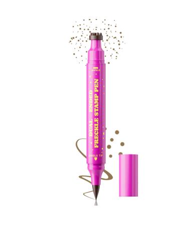 For Freckles - 2.8ml Waterproof Freckle Pen | Sun-Kissed Smudge-Proof Liner | 3-in-1 Dual-Ended Stamp Pen for Women Girls Beauty