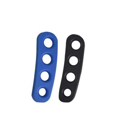 Basketball Shooting Trainer Aid,5.3 inch Length Silicone Shot Lock Hand Palm Orthotics,Ball Finger Shooting Trainer Training Equipment Aids for Youth and Adult (Blue/Black,2pcs)