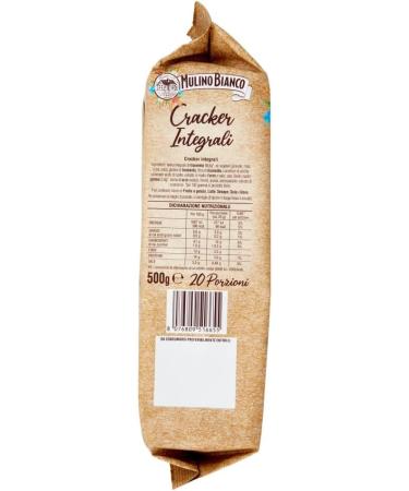  Italian Gourmet E.R. Mulino Bianco Whole Grain Crackers with Durable Fiber-Rich Flour 500g + Italian Gourmet Pulp 400g (3 Pack) - Buy Online on GoSupps.com
