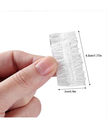 Disposable Ear Covers - 100 Pack Clear Waterproof Hearing Protection Caps for Shower Spa Hair Dye & Salon Use - Buy Online on GoSupps.com