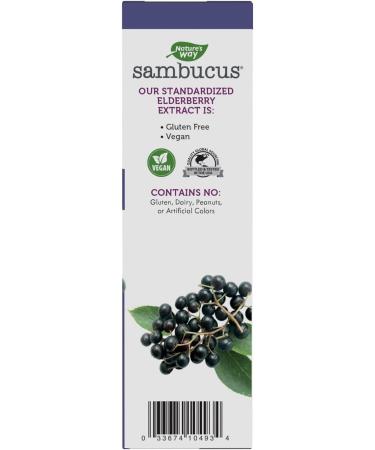 Nature's Way Sambucus Elderberry Drops - Ultra-Strength 6400mg - 1oz Fresh Elderberry - Buy Online on GoSupps.com