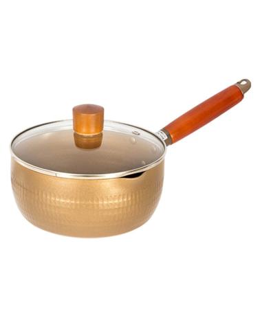 Complementary Food Pot Non-Stick Small Soup Pot Milk Pot Small Fryer Uniform Heating Ergonomics Handle Easy to Clean Milk Pan Sauce Pan