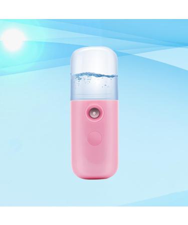 WOONEKY 2pcs USB Charging Steamer Mini Face Steamer Humidifier Face Sprayer Cool Facial Mister Pink - Buy Online on GoSupps.com
