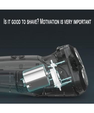 Premium Waterproof Electric Razor for Men - Rechargeable Rotary Shaver for Wet & Dry Grooming - Buy Online on GoSupps.com