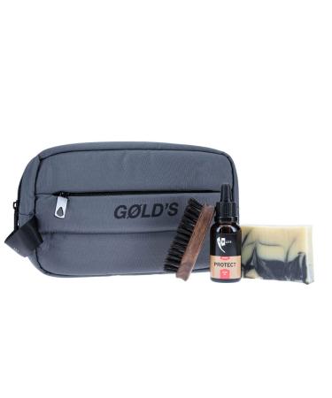 G LD's Beard Care Starter Set (Beard Oil Beard Soap Beard Brush)