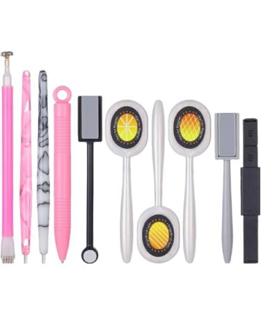 AUklOPVZZ Effortlessly Stunning Nail Designs With Magnetic Nail Polish Tools Easy To Carry And Store Metal Nail Magnetic Tool Set - Buy Online on GoSupps.com
