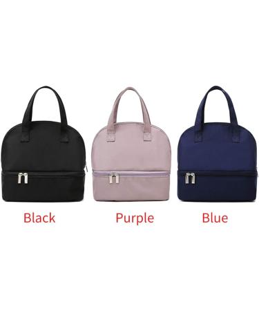 MOVKZACV Double Layer Insulated Baby Bottle Bag - Multi-Function Breastmilk Cooler Bag | Fits 3 Bottles | Suitable for Breast Milk and Bottle Set | Black - Buy Online on GoSupps.com