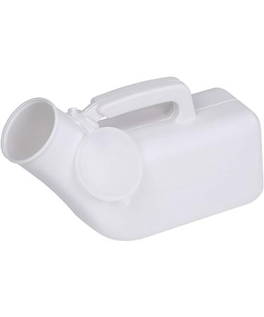 Men Urinal Male Urinal Thick Plastic Collection Device Spill Proof Device Portable Snap-On Lid Convenient and Practical Urinal - Buy Online on GoSupps.com