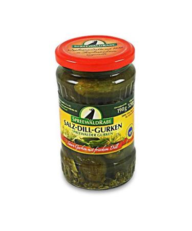 Salt-dill cucumbers from Spreewald-Rabe (370 ml glass)