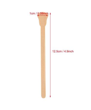 10pcs Wooden Wax Sticks - Disposable Spatula for Face Masks & Hair Removal Cream Applicator | International Shipping Available - Buy Online on GoSupps.com