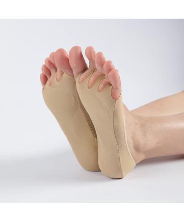 Pokeat 2 Pairs Women's Yoga Dance Compression Toe Socks with Arch Support - Health Foot Support - Buy Online on GoSupps.com