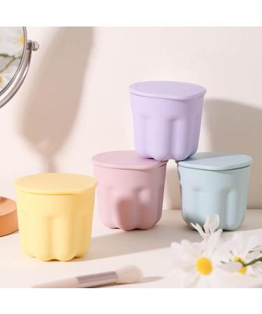 2 Sets Sky-Blue PP Washing Bowls - Makeup Brush Cleaner Kit & Beauty Tool Washer - Rinsing Bowl & Cleaning Supplies (8.5x8cm - Buy Online on GoSupps.com