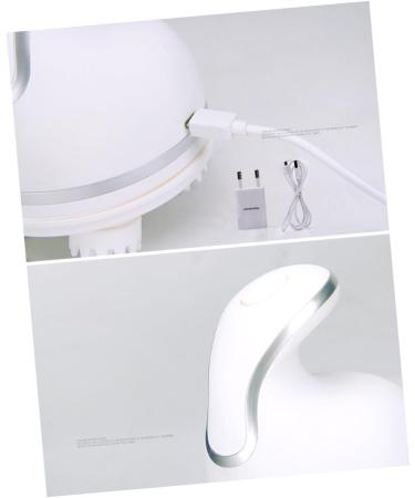 Beavorty USB Charging Head Massager - 2 STK Electric Scalp Massage Device for Relaxation & Skin Care - White Kneading Brush - Buy Online on GoSupps.com