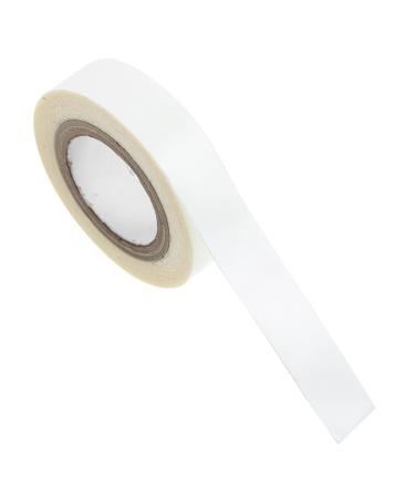 Beavorty 1 Roll Wig Film Wig Glue for Front Lace Wig Lace Glue for Wigs Tape for Lace Wigs Wig Lace Glue Bald Cap Adhesive Lace Wig Tape Hair Tape Hair Glue for Lace Wigs Lace Wig Glue 4.70X4.70X1.30CM White
