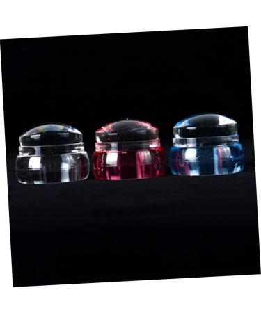 minkissy Tools Set manicure kit nail stamping plate nail art stamping tool nail art stamper manicure tools clear nail polish mold kit transparent nail polish nail tools seal Art 3*3*2cm Red - Buy Online on GoSupps.com