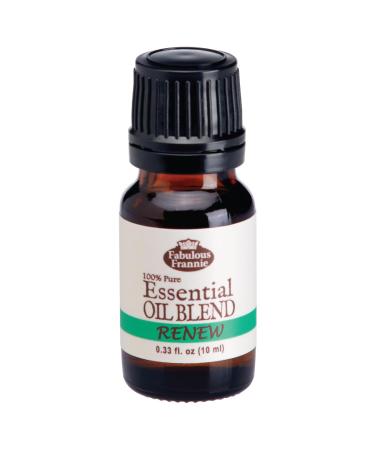 Fabulous Frannie Renew Essential Oil Blend 100% Pure Undiluted Essential Oil Blend Clove Peppermint Orange Lavender Rosemary and Eucalyptus Essential Oil 10ml