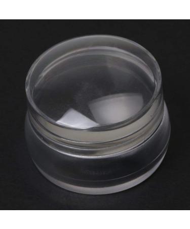 Hilai Clear Nail Stampers and Scraper Transparent Silicone Nail Art Stamping Template with Cap Manicure Nail Care Tool Nail Art Stamper Clear Silicone Jelly Stamper - Buy Online on GoSupps.com