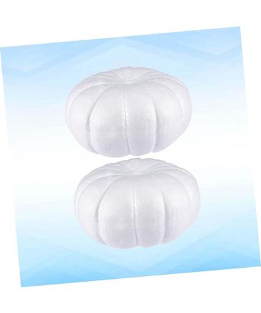 COHEALI 1 Set 2pcs Halloween Foam Decorations Mini Accessories Fake Foam Pumpkins Halloween Props Smooth Ball Halloween Artificial Pumpkin Kids Decor White Assorted Blank Child White 20X20X10CM - Buy Online on GoSupps.com