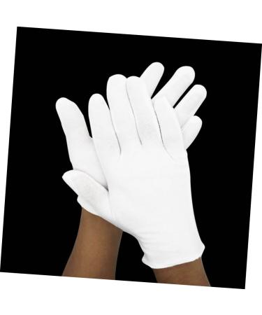 ABOOFAN 80 Pairs White Cotton Gloves Tool Gloves Black Cotton Gloves Breathable Work Glove Liners Cotton Inspection Gloves Labor Gloves Sleep Gloves S Elastic Cotton Gloves Lining Soft Man - Buy Online on GoSupps.com