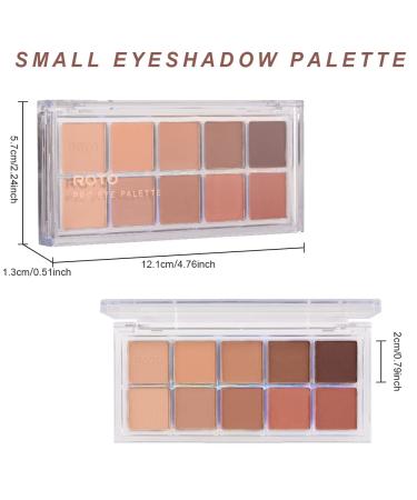 AMY'S DIARY Nude Pink Matte Eyeshadow Palette - 10 Cool Toned Shades (05) - Buy Online on GoSupps.com