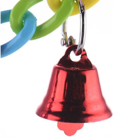 Hypeety Hamster Parrot Hanging Ladder Bridge Swing with Metal Bell - Bird Toy Accessory - Buy Online on GoSupps.com