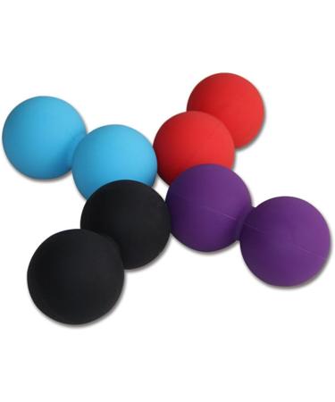 Gleavi 2-St Peanut Yoga Massage Ball - Silicone Muscle Roller for Relaxation & Mobility | Fitness & Wellness - Buy Online on GoSupps.com