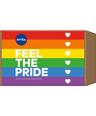 NIVEA Feel The Pride Set gift set for colourful care moments pampering care set with peeling shower gel and cream
