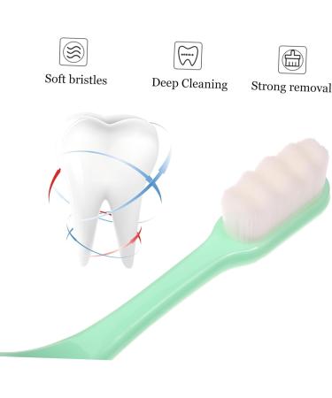 Beavorty 4-Piece Wangan Hair Toothbrush Set | Brass Oral Care Tools for Deep Cleaning & Gum Health | Micro Nano Toothbrushes - Buy Online on GoSupps.com