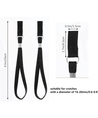 6 Pack Wrist Loop Black Walking Stick Strap Wrist Strap Walking Stick Accessories for Walking Sticks - Buy Online on GoSupps.com