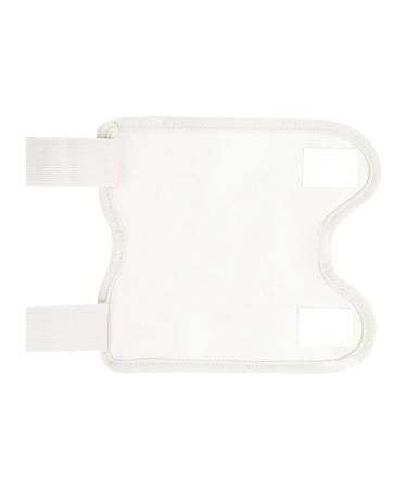 Enveloppement D'Huile pour Genou Genouill re de Soutien Attelle de Soin Prot ge-genoux En Nylon Lavable et Anti-fuite pour Le Repos et La Lecture Do Blanc