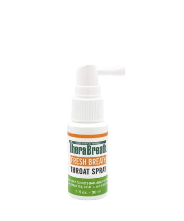TheraBreath Fresh Breath Throat Spray - 1 fl oz (30 ml) for Instant Freshness - Buy Online on GoSupps.com