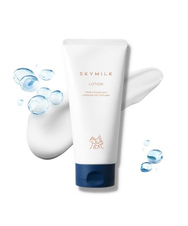 Ceramide Lotion with Donkey Milk | 200ml 6.76 Fl.Oz | Non-Sticky | Hypoallergenic | Deep Moisturization | Anti-Wrinkle | Korean Skincare for Sensitive Skin