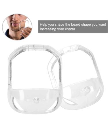 Professional Mustache Shaping Tool | Beard Shaper Template - ABS White for Precision Grooming - Buy Online on GoSupps.com